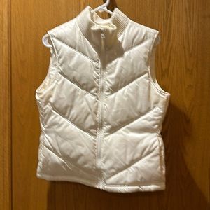 Women’s ivory fall/winter vest